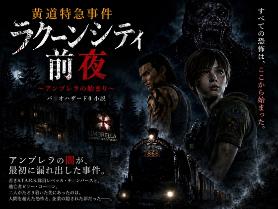 バイオハザード0 黄道特急事件 ラクーンシティ前夜～アンブレラの始まり～アンブレラの闇が、最初に漏れ出した事件。 [人気ゲームを小説で読もう] | DLsite